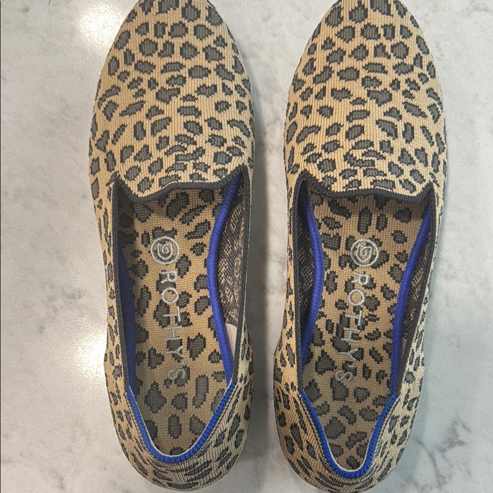 Rothy's Leopard Print Flats